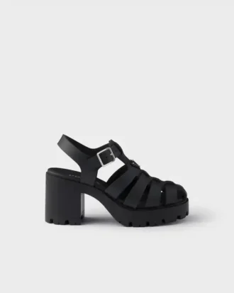 Rubber Platform Sandals