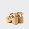 Rubber Platform Sandals