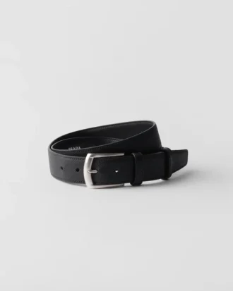 Saffiano Leather Belt