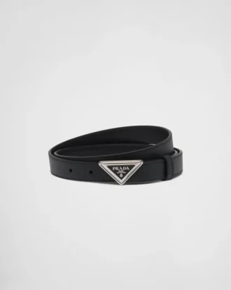 Saffiano Leather Belt