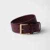 Saffiano Leather Belt