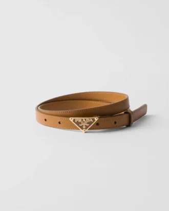 Saffiano Leather Belt
