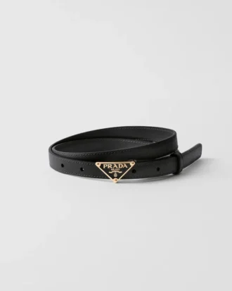 Saffiano Leather Belt