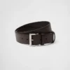 Saffiano Leather Belt
