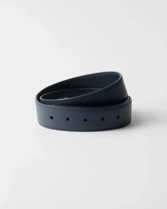 Saffiano Leather Belt Strap