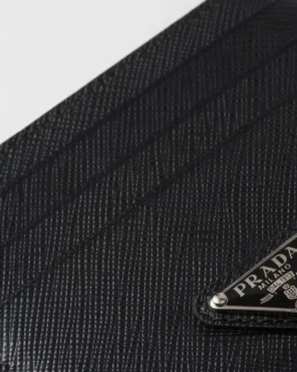 Saffiano Leather Card Holder