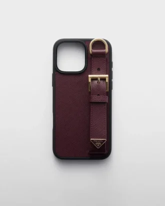 Saffiano Leather Case for Iphone 16 Pro Max