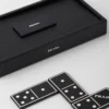 Saffiano Leather Dominoes Set