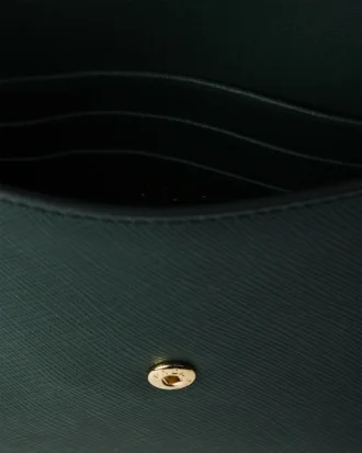 Saffiano Leather Envelope Clutch