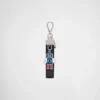 Saffiano Leather Keychain