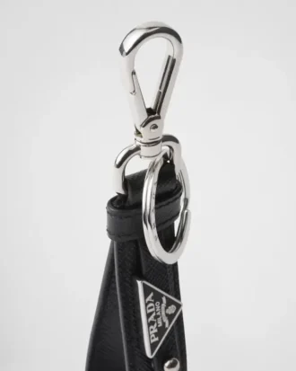 Saffiano Leather Keychain