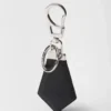 Saffiano Leather Keychain