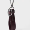 Saffiano Leather Keychain