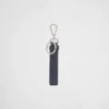 Saffiano Leather Keychain