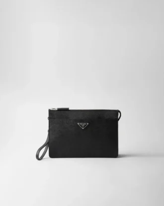 Saffiano Leather Pouch