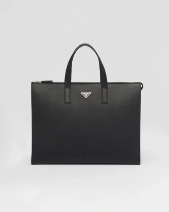 Saffiano Leather Tote