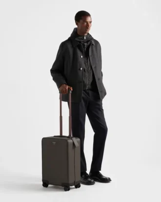 Saffiano Leather Trolley