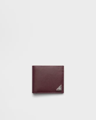 Saffiano Leather Wallet with Coin Purse
