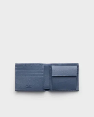 Saffiano Leather Wallet with Coin Purse
