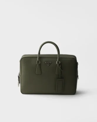 Saffiano Leather Work Bag