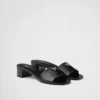 Saffiano Patent Leather Sandals