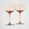 Set of Two Crystal Red Wine Glasses – New York