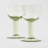 Set of Two Crystal White Wine Glasses – Plinth