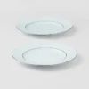 Set of Two Porcelain Dessert Plates – Celadon