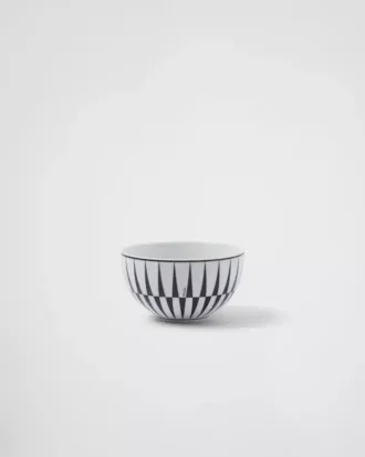 Set of Two Porcelain Rice or Cereal Bowls – Stripes