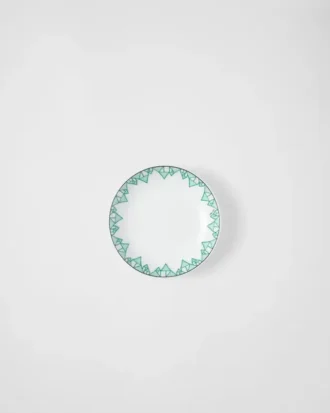 Set of Two Porcelain Sauce Bowls – Vienna Green