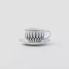 Set of Two Porcelain Tea Cups – Stripes