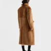 Shearling Double-Breasted Coat