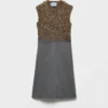 Shetland Wool and Cashmere V-Neck Dress