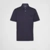 Short-Sleeved Cotton Polo Shirt