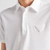 Short-Sleeved Cotton Polo Shirt