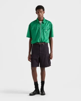 Short-Sleeved Light Re-Nylon Shirt