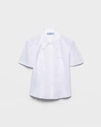 Short-Sleeved Poplin Shirt