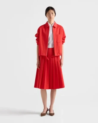 Short-Sleeved Poplin Shirt