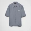 Short-Sleeved Technical Cotton Shirt