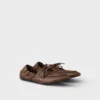 Shuffle Antiqued Leather Boat Shoes