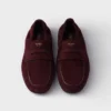 Shuffle Antiqued Suede Loafers