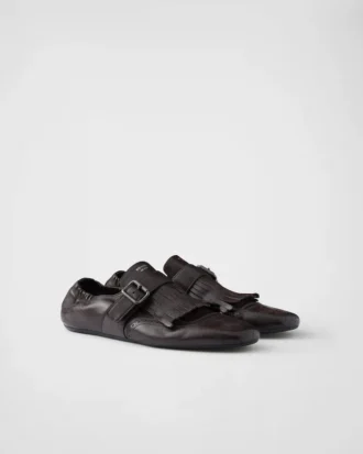 Shuffle Fringed Monk Strap Shoes