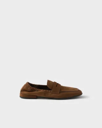 Shuffle Nubuck Leather Loafers