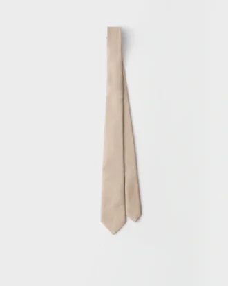 Silk and Linen Tie