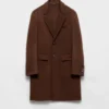 Single-Breasted Cashmere Coat