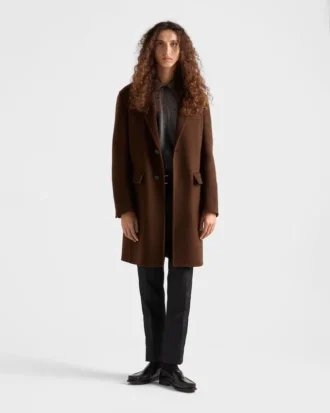 Single-Breasted Cashmere Coat