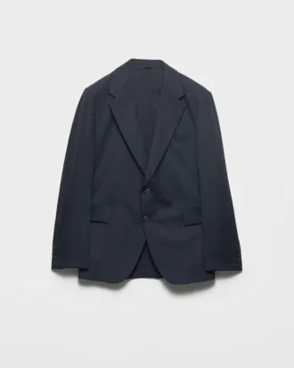 Single-Breasted Cashmere Jacket