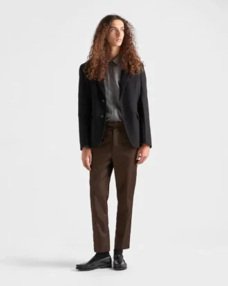 Single-Breasted Cashmere Jacket