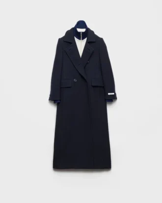Single-Breasted Natta Fabric Coat