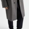 Single-Breasted Wool Coat